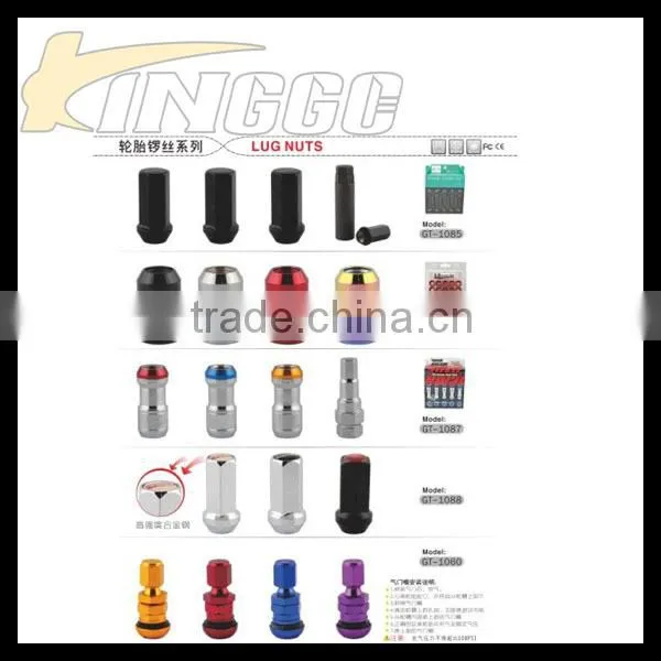 High Quality Aluminum Alloy Auto Racing Wheel Nut Bolt For Car