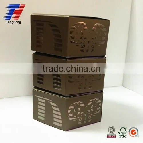manufacturer popular style custom matt black cardboard box with silk screen printing spot UV