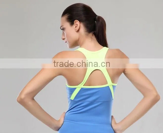 Most popular woman yoga wear tops and capris, wholesale Chinese items
