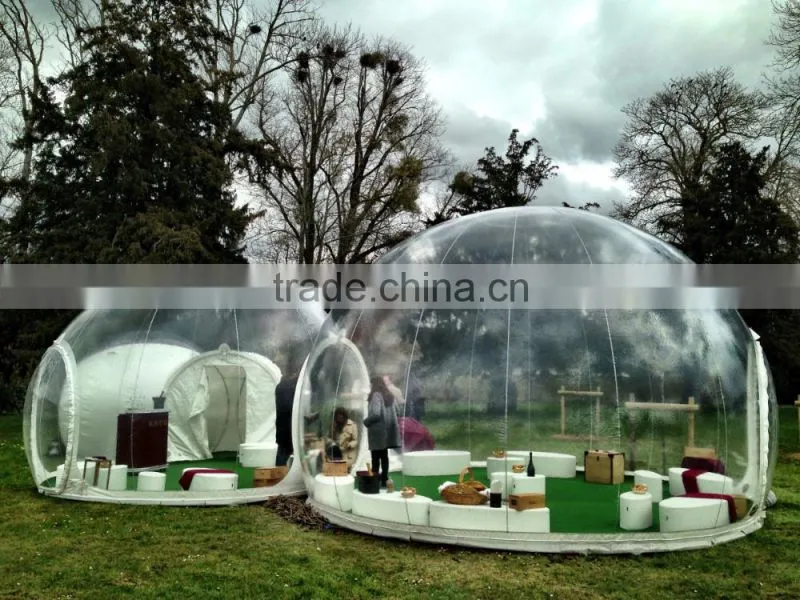 2016 Low price clear inflatable lawn tent