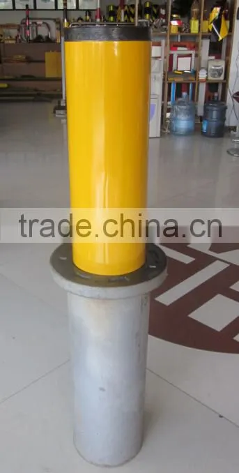 Black and Yellow Semiautomatic Road Barrier