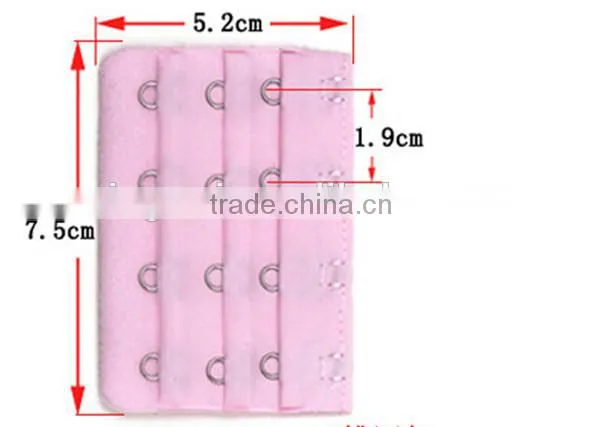 many colors of 3 rows 4 hooks bra extender,underwear accessories