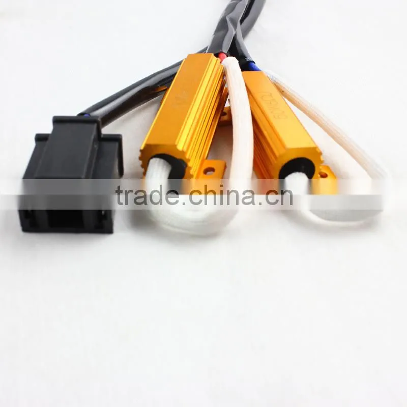 H4 double resistor for led fog lamp headlight tail light H4 lamp warning canceller resistor led warning canceller