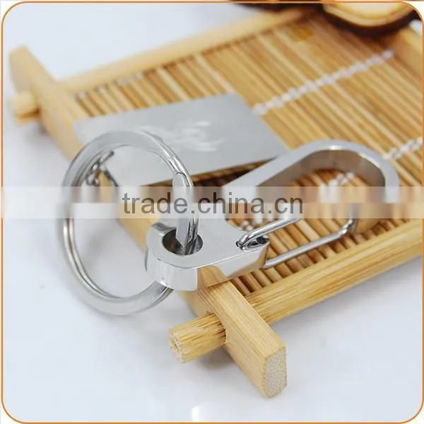 High Quality Flat Snap Hook Metal Key Chain Wholesale
