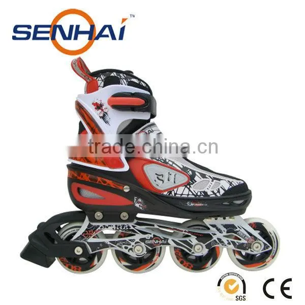 SENHAI/ACTION 2016 Newest Sale In European Market skating shoes Four Wheel Buckle Inline Skates, Mens Skate Shoes
