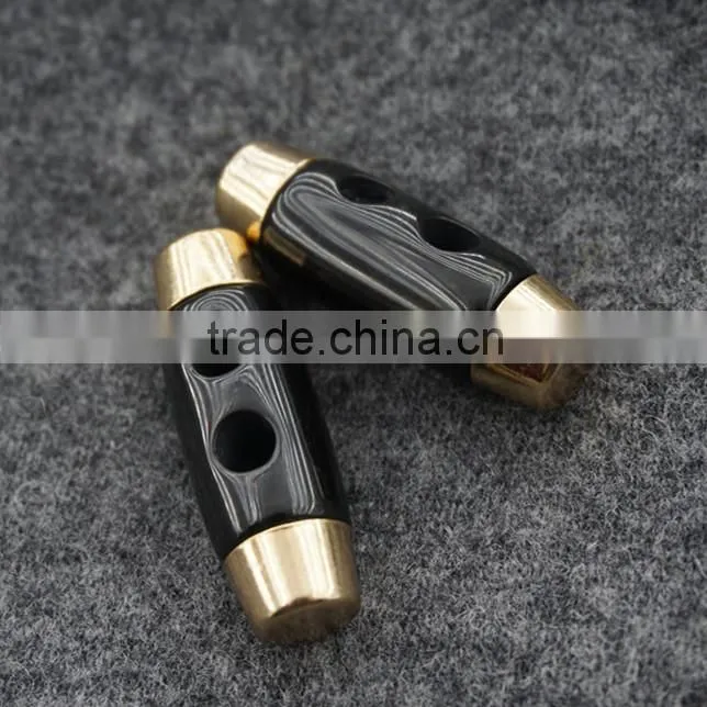 FASHION METAL RESIN HORN shank button