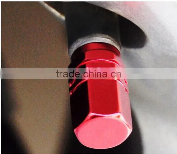 hot sale aluminum alloy car tire valve cap
