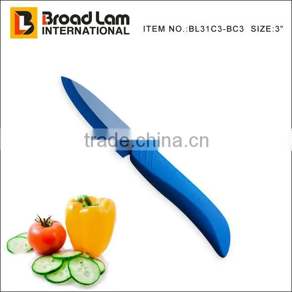 Pink color Ceramic Knife 3 inch Fruit Knife