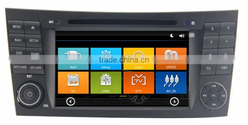 car dvd car radio for BENZ W211 with Rear View Camera GPS BT IPOD TV Radio RDS