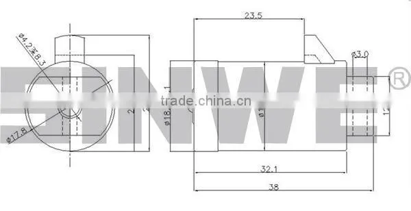 High security round key cylinder