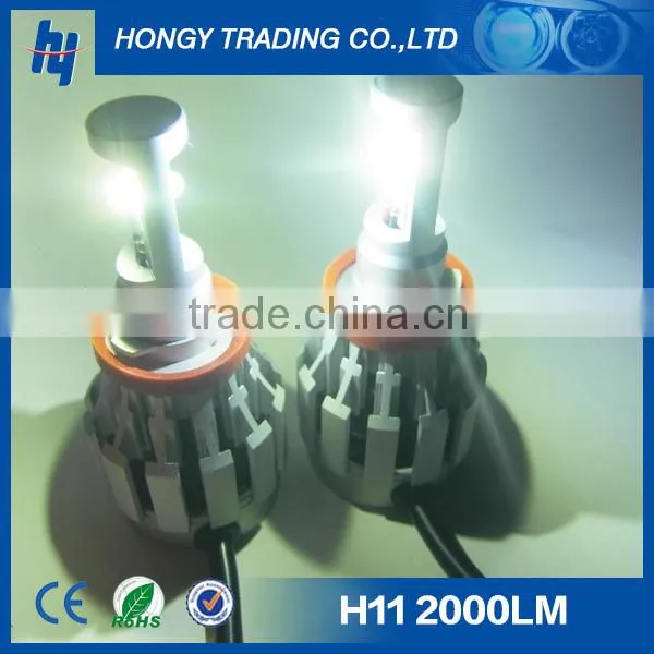 h8 new car led headlight kit 2000lm