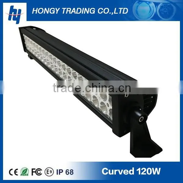 120w 20inch Led Work Driving Offroad Combo Single Light Bar 4wd Truck Fog SUV