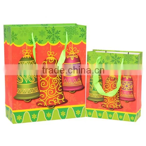 Christmas Sock Star Bell Paper Bag For Gift
