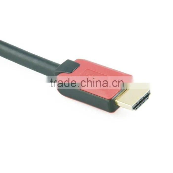 Factory model injection black 1.3v tv out hdmi cable cheap with UL CE made in China