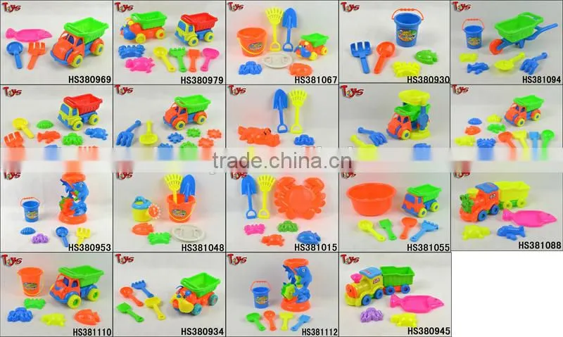 13PCS beach play kids sand tools toy bucket truck