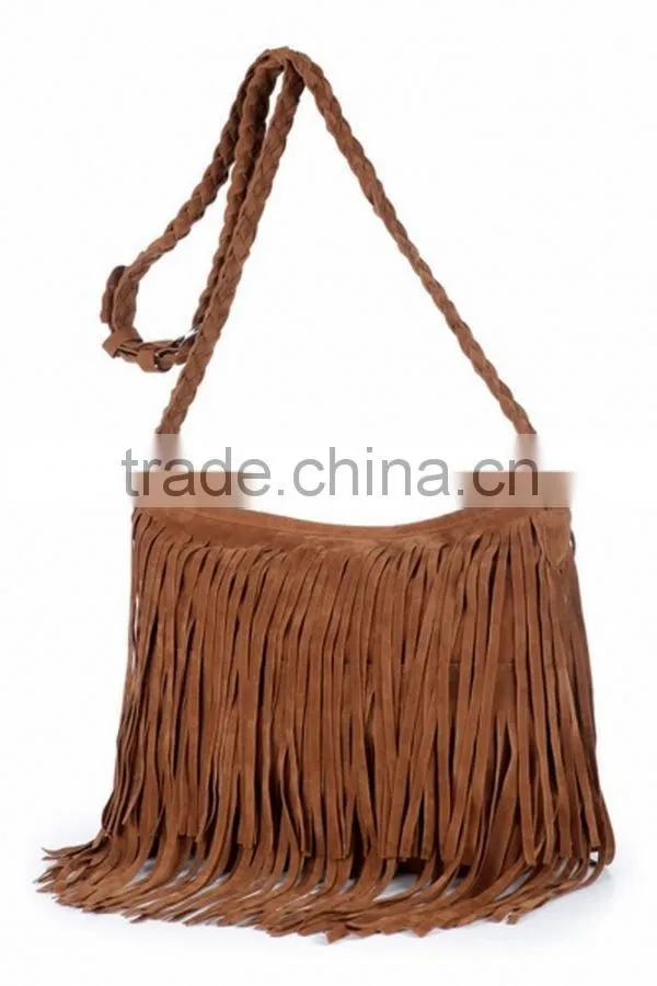 Tassel Fringe Handmade Leather Purse