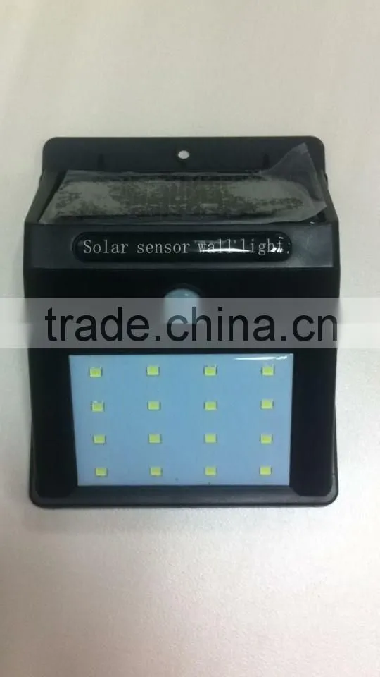 2016 energy saving body sensor high quality solar led lights solar walll lighting for outdoor street light