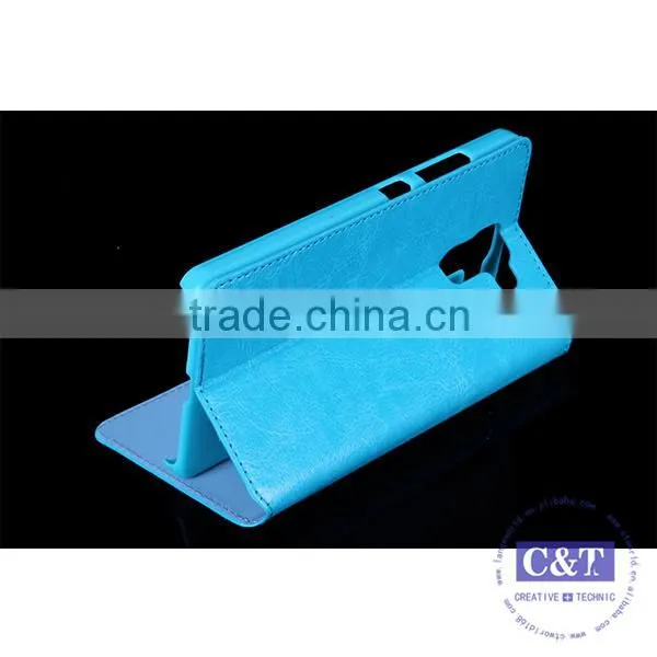 C&T Luxury Smart PU Leather Wallet Case Cover For Huawei Honor 7