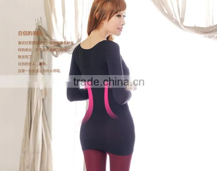 Women body shaper long sleeve t shirt,female slimming product sexy for women NY035