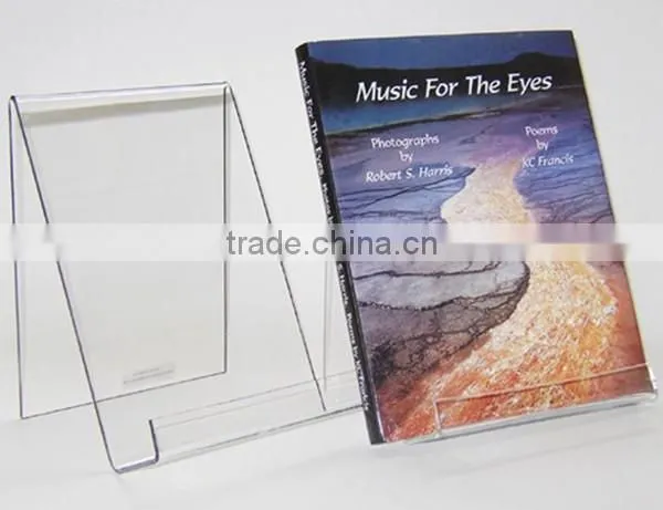 customized floor standing book stand poster stand