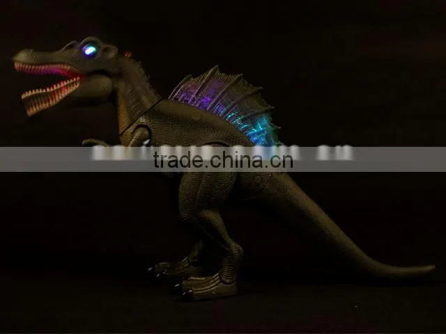 50CM Large flashing walking spinosaurus rc plastic dinosaur toy