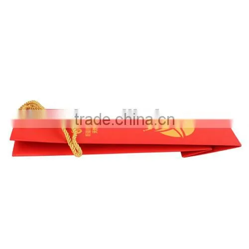 High quality custom wine packaging bags, coated paper gift bag