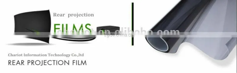 Easy Install 3d holographic display rear projection screen used for Mobile phone shops advertising
