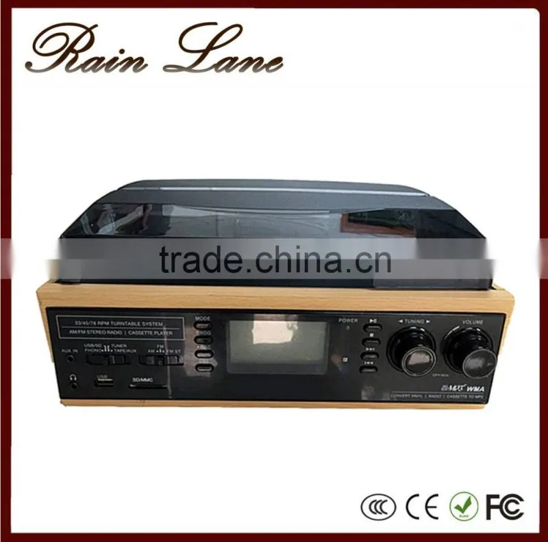Rain Lane From Lp to usb drive Multiple new gramophone player portable turntable vinyl record player for sale