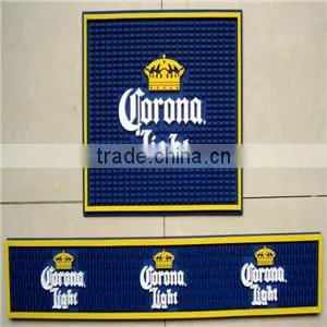 Large Size Logo PVC Bar Counter Mat For Drinkware Series