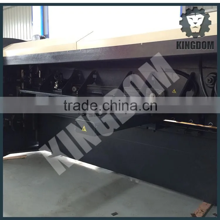 Kingdom QC12Y swing cnc hydraulic shearing machine