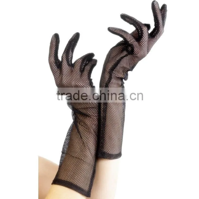 2015 Fashion Cheap Bridal Lace Applique Fingerless Gloves