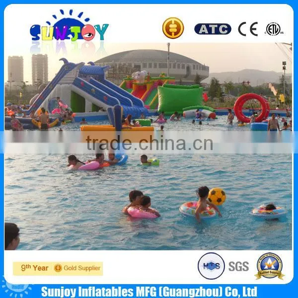 Summer Water games outdoors metal frame swimming pool for kids and adults
