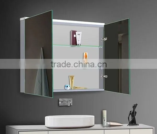 Lamxon illuminated mirror cabinet with led lights
