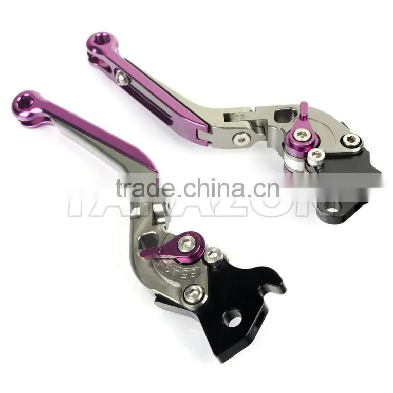 CNC billet aluminium adjustable motorbike controls brake clutch levers