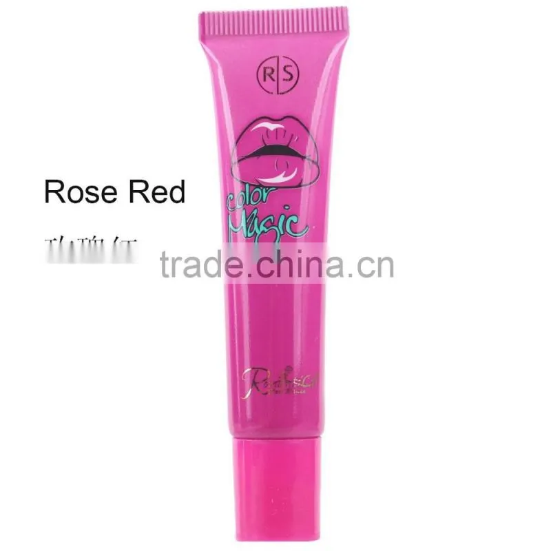 Romatic Bear magic color matte liquid long lasting peel off lipstick for the sexy lips