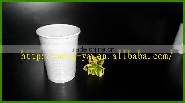 300ML disposable Eco-friendly white plastic beverage cup