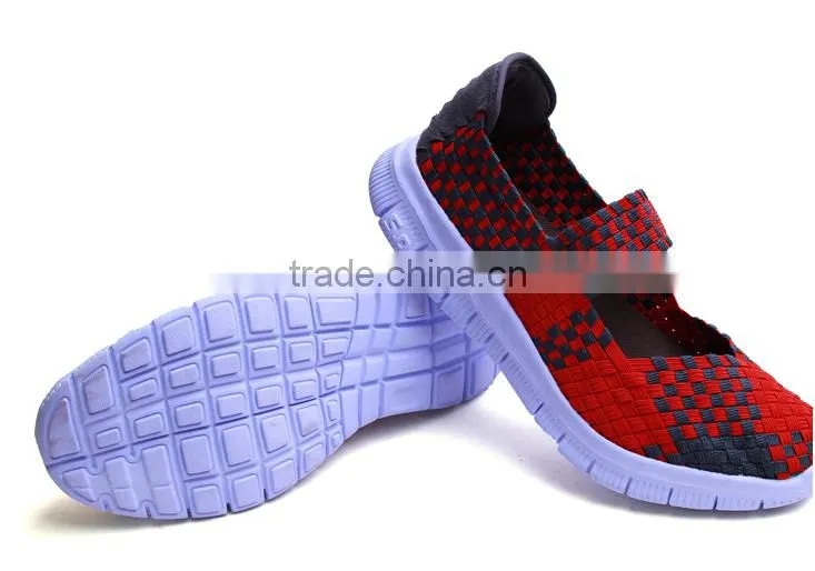 high quality women's woven shoes , casual sport shoes