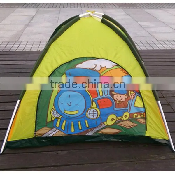 Train pattern kid play dome tent