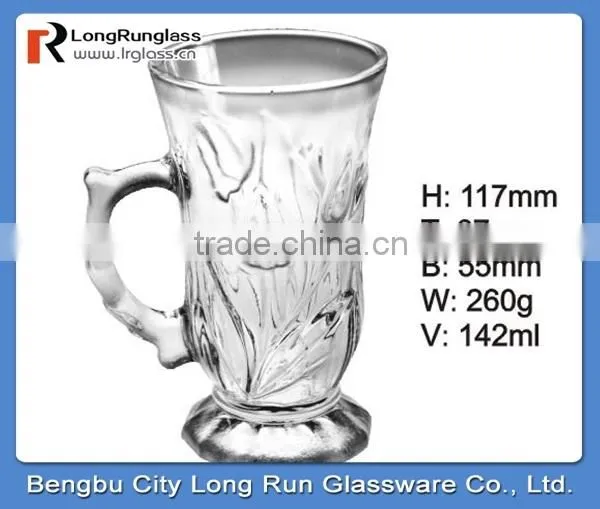 LongRun 3oz Anhui Bengbu glassware factory directly supply beautiful drinking glass cups wholesale