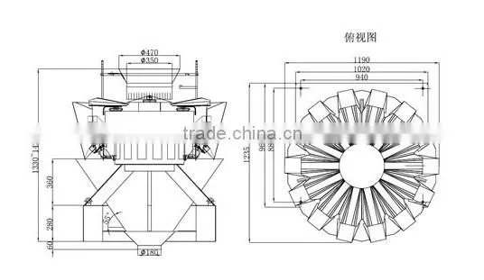 14 Heads mulithead Weigher