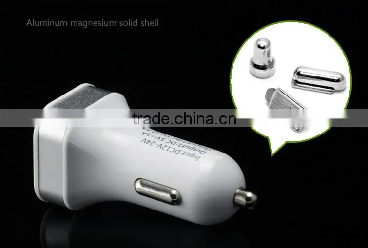 Dual usb car charger 5v 3a for Samsung Galaxy S S4 S3 S2 Note 3 Note 2 Tablet
