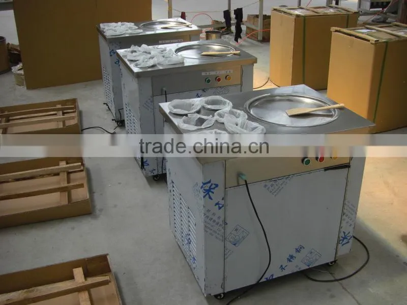 roll fry ice cream machine ice cream fried machine flat pan fried ice cream machine