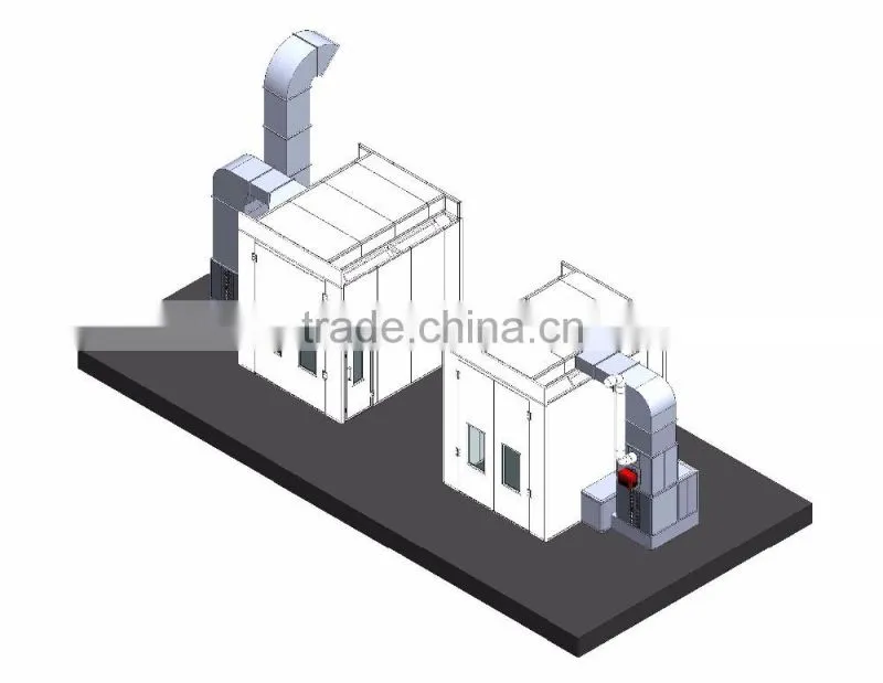 JF car paint box carbiner guangli spray booth