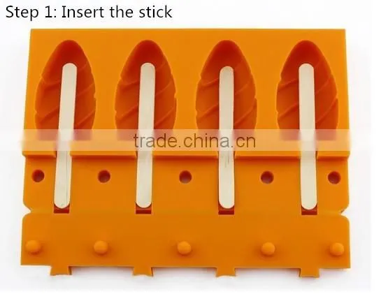 Food-grade ice cream tools,2016 PP ice pop maker
