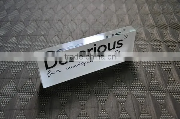 20mm plexiglass acrylic letter printing crystal block