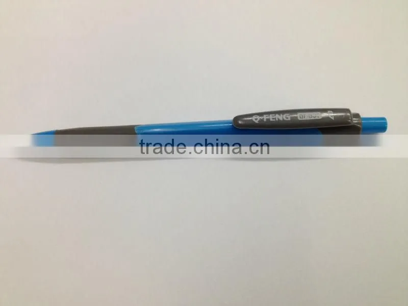 cheap triangle ball pen, colorful barrel, manufacturer