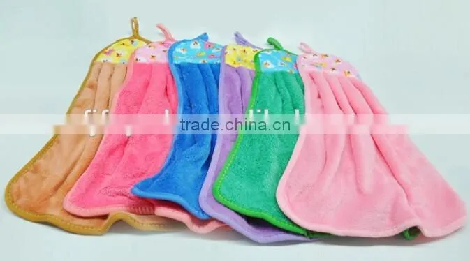 2016 Thick strong water absorption coral velvet softtextile hand towel for home