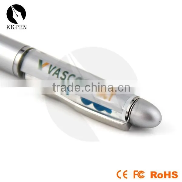Custom 2D/3D Floater Liquid Pen Liquid Ballpoint Pen