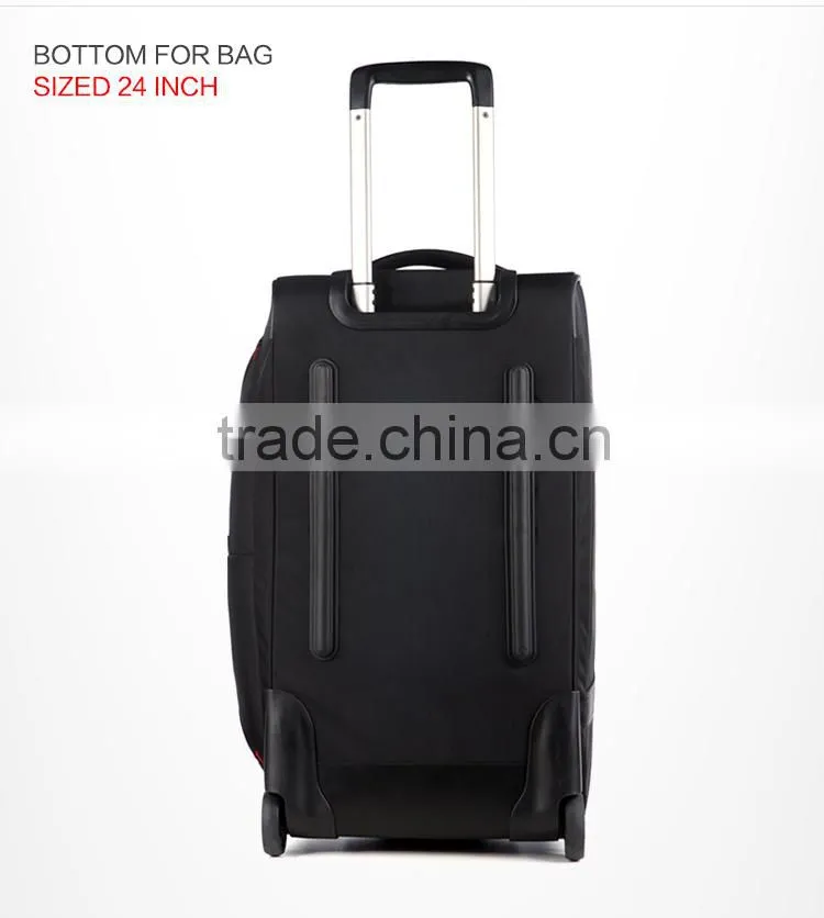 2016 New luggage bag with two wheels trolley travelling bag carry bag