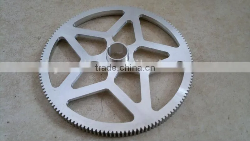 Good smooth precision titanium gear ring with CNC Hobbing